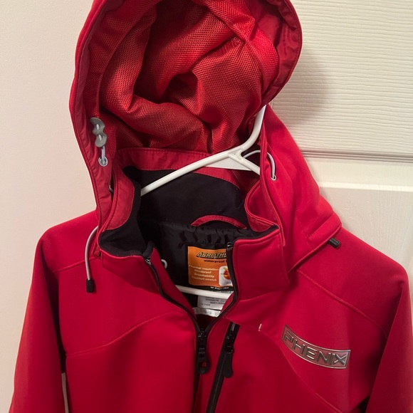 Phoenix Men’s. Ski. Jacket. Red,  men’s. Medium - Picture 4 of 5
